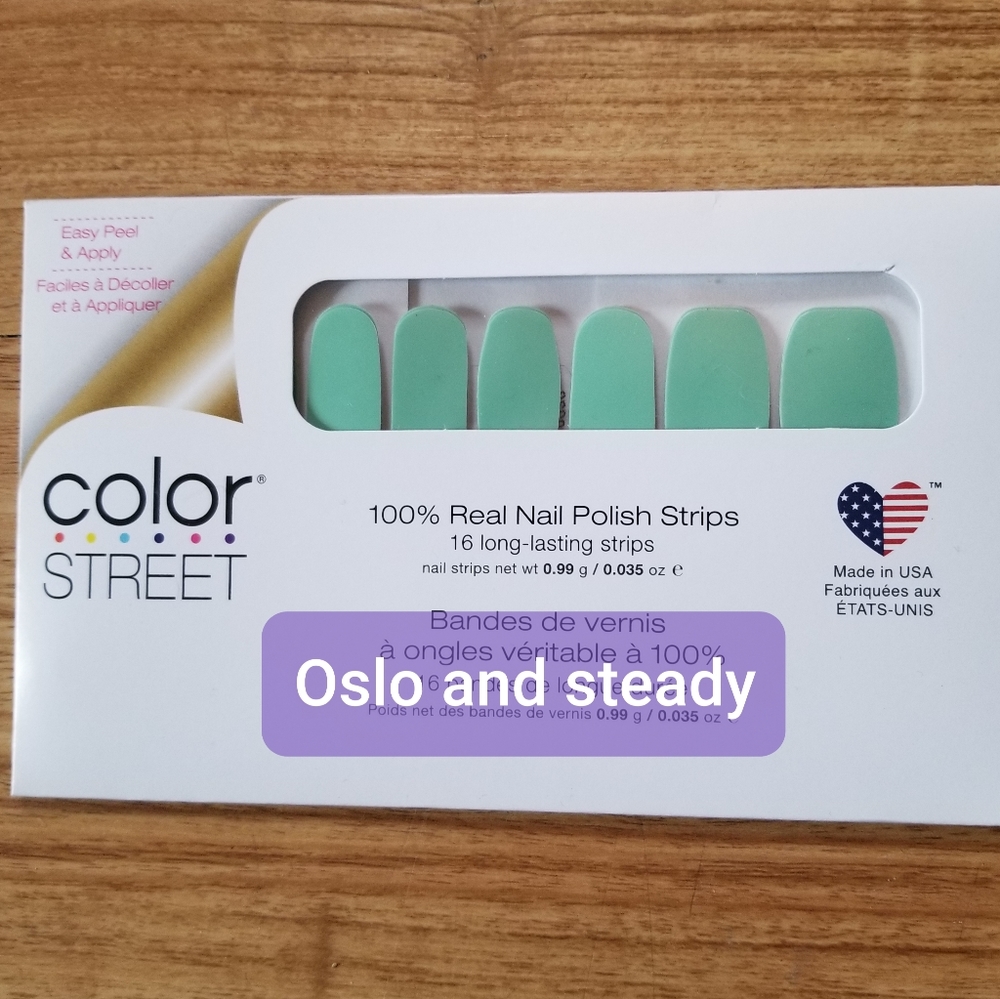 Color Street oslo and steady nail strips
